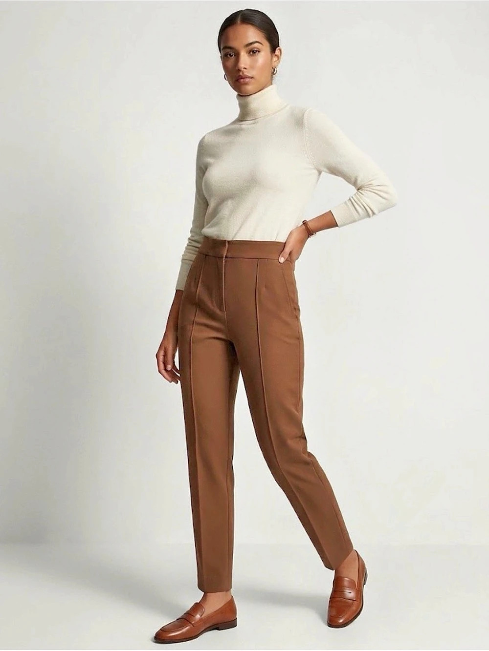 Laura Brown Skinny Pants